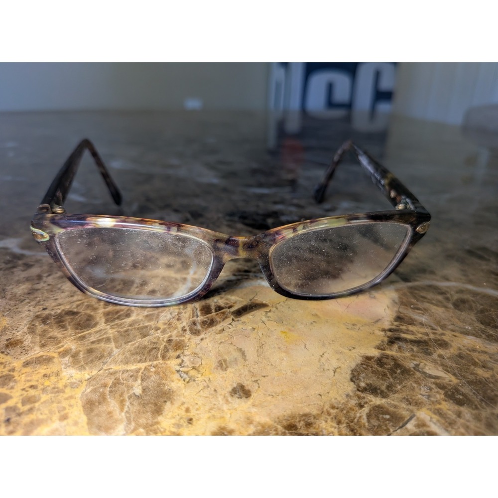 COACH HC6065 5287 Light Brown Confetti Tortoise 49mm Womens Eyeglasses